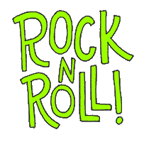 Rock And Roll Sticker by jmiket