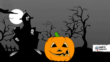 Full Moon Halloween GIF by SWR Kindernetz