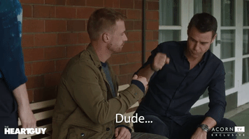 rodger corser fist bump GIF by Acorn TV