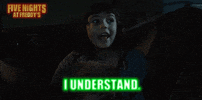 I Understand GIF by Five Nights At Freddy’s