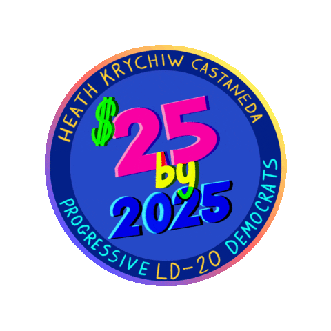 LD- 20 Progressives Democrats Sticker