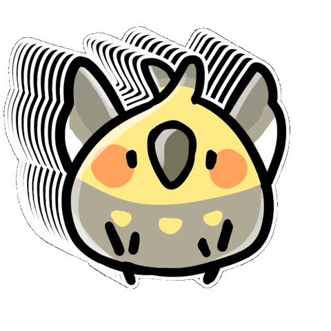 Fly Parrot Sticker