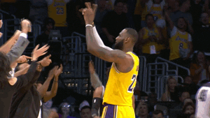 count it lebron james GIF by NBA