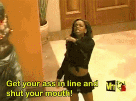 tiffany pollard get your ass in line GIF