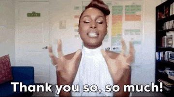 Issa Rae Thank You GIF by BET