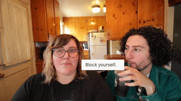 block yourself GIF by Meghan Tonjes