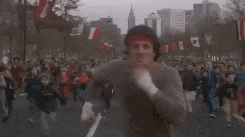 Giphy - Just Do It Running GIF by Rocky