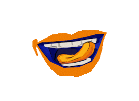 Lips Stripes Sticker by Fanta Europe