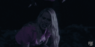 screaming janet varney GIF by You're The Worst 