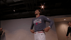 lets go chicago GIF by NBA
