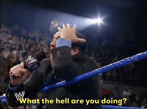 Giphy - are you serious smackdown live GIF by WWE