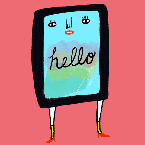 Computer Hello GIF by curly_mads