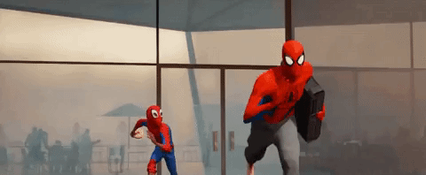 Spiderman Bagel GIF