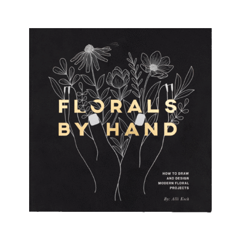 Allik Floralsbyhand Sticker by Alli K Design