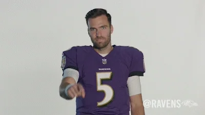 Joe Flacco Thumbs Up GIF by Baltimore Ravens