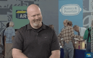 happy good news GIF by ANTIQUES ROADSHOW | PBS