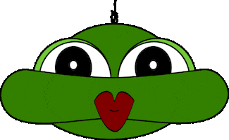 Big Eyes Love Sticker