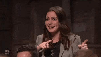 Anne Hathaway Mind Blown GIF by Saturday Night Live