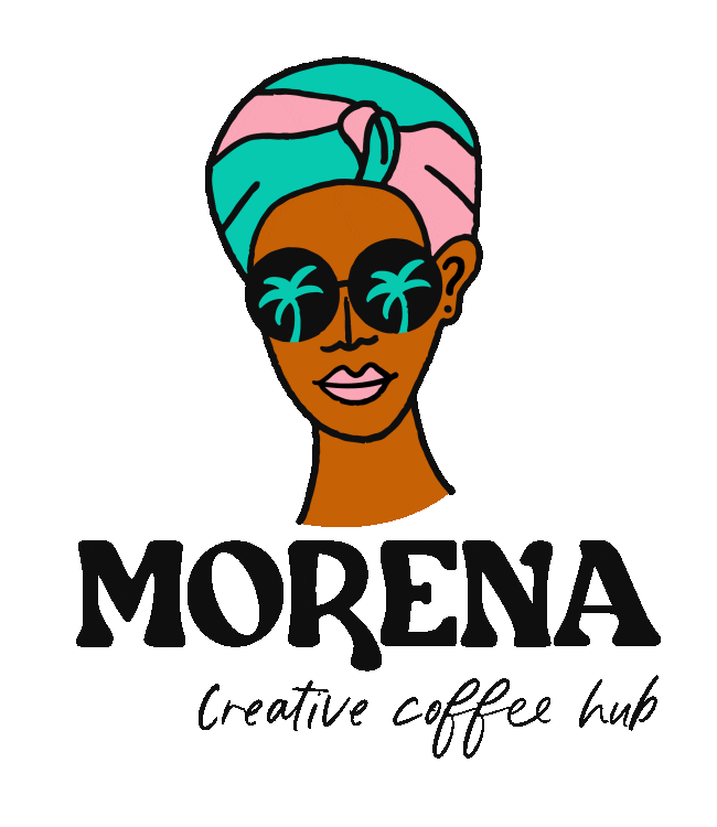 Morena Creative Coffee Hub Sticker