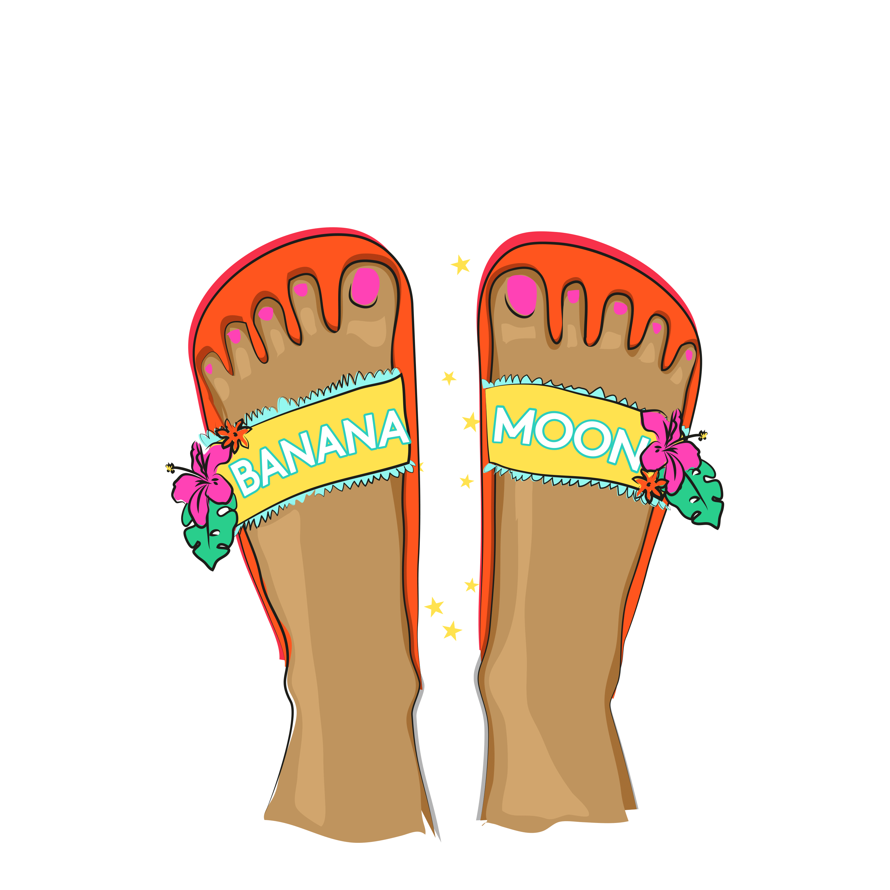 Flip Flop Beach Sticker by Banana Moon for iOS & Android GIPHY