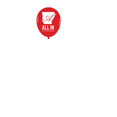 Allinforarkansas Sticker by University of Arkansas Annual Fund