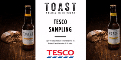 Raiseatoast #Cheers #Toastontour #Everylittlehelps #Everybottlehelps GIF by Toast Ale