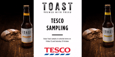 raiseatoast #cheers #toastontour #everylittlehelps #everybottlehelps GIF by Toast Ale