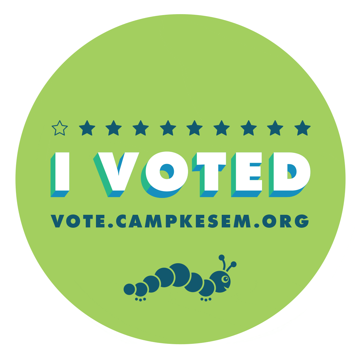 Voting Rock The Vote Sticker by Kesem