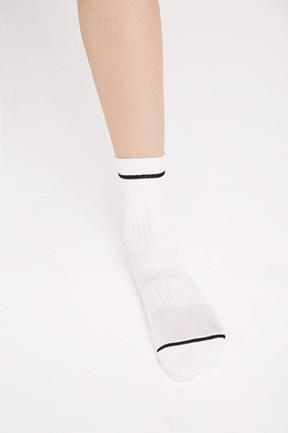 Mother - Baby Steps Ankle in White Multi Stripe Mother F*cker – Blond Genius