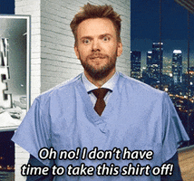 joel mchale u mean like the time ur wasting talking about not having time GIF