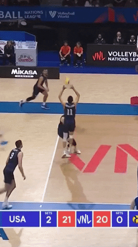 American Jump GIF by Volleyball World