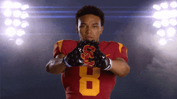 football muscles GIF by USC Trojans