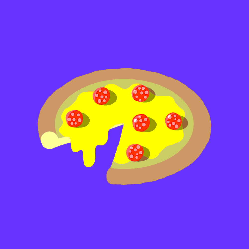 animated pizza apple gif