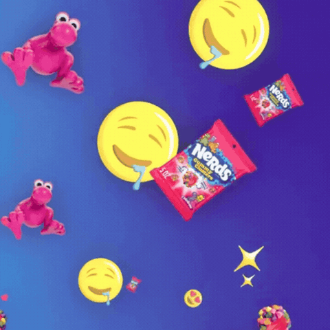 Hungry Character GIF by NERDS Candy