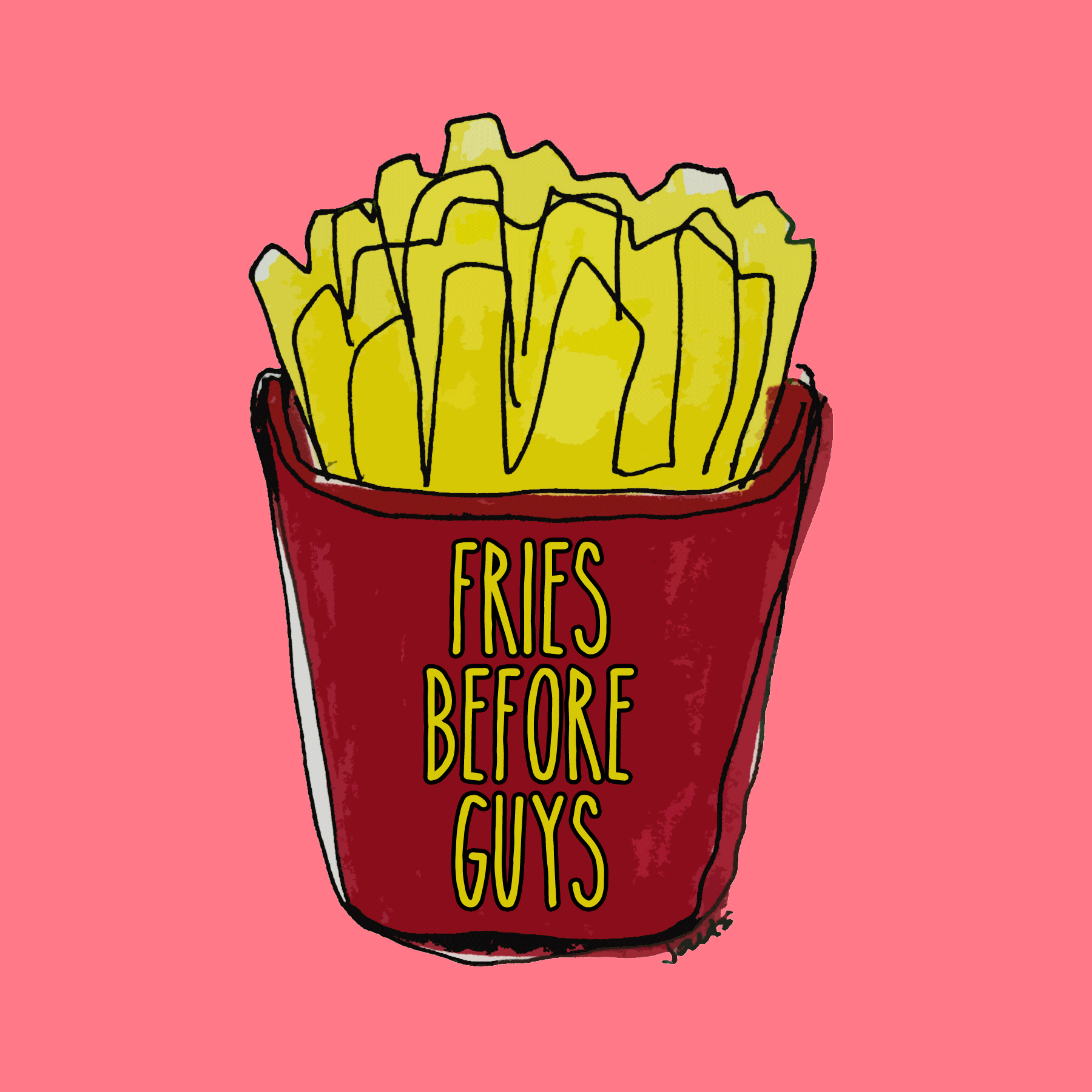 Eat French Fries GIF by Pretty Whiskey / Alex Sautter Find & Share on