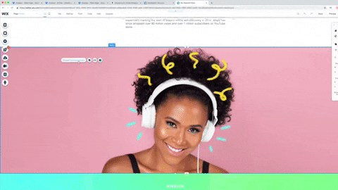 Create special animated gifs for WIX websites