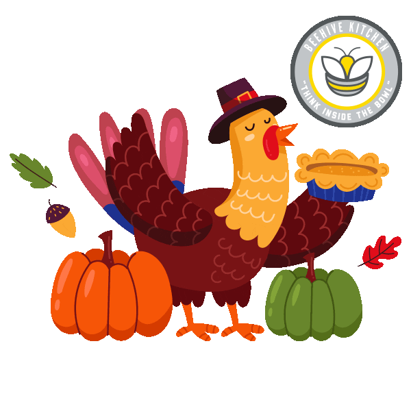 Happy Thanksgiving Sticker by Centurion Restaurant Group