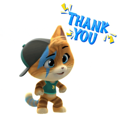 Thanks Thank You GIF by 44 Cats