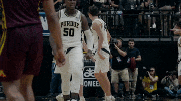 Excited Purdue Basketball GIF by Purdue Sports