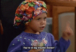 busted michelle tanner GIF
