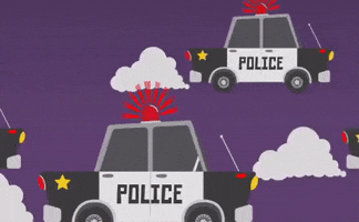 the police GIF by evite