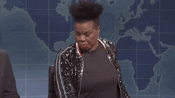 Leslie Jones Smh GIF by Saturday Night Live