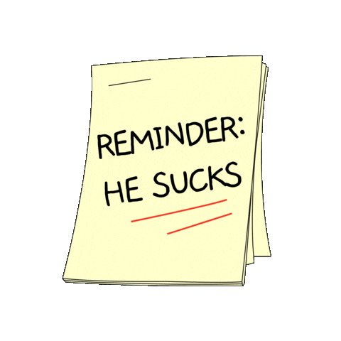 Reminder Sucks Sticker