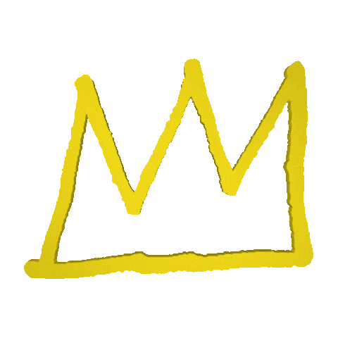 Basquiat King Pleasure Sticker