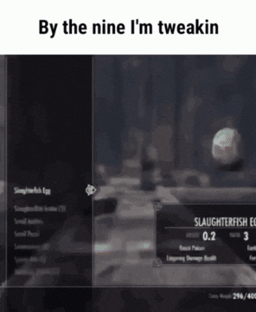 Fall Over Elder Scrolls GIF