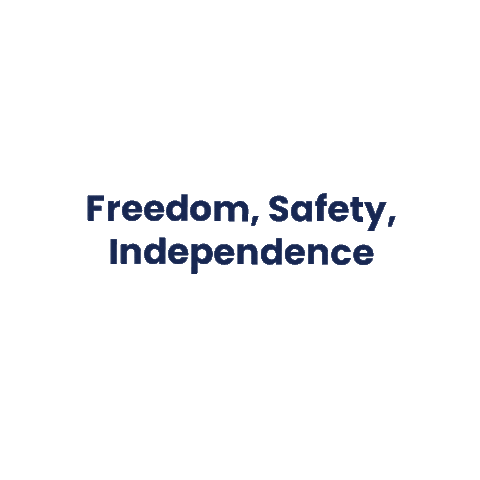 Freedom Safety Sticker by @WPA_NYC