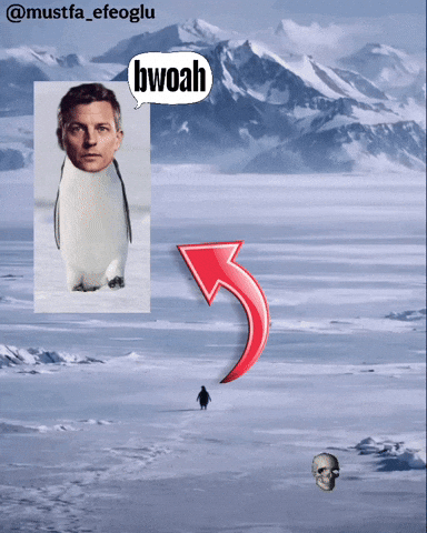 Kimi Raikkonen Penguin GIF