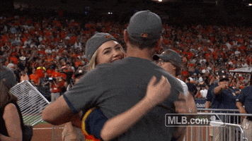 Kate Upton Hug GIF by MLB