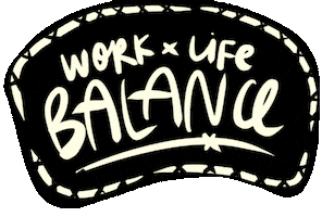 Work Typography Sticker