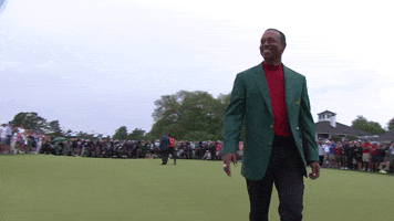 Waving Tiger Woods GIF by The Masters